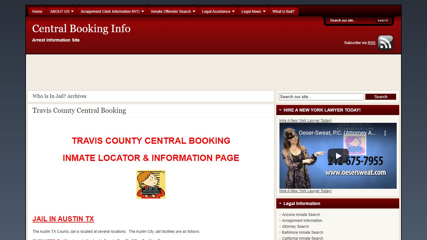 Who Is In Jail? | Central Booking Info